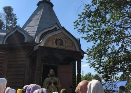 Престольный праздник в Ильинской часовне села Спас-Заулок