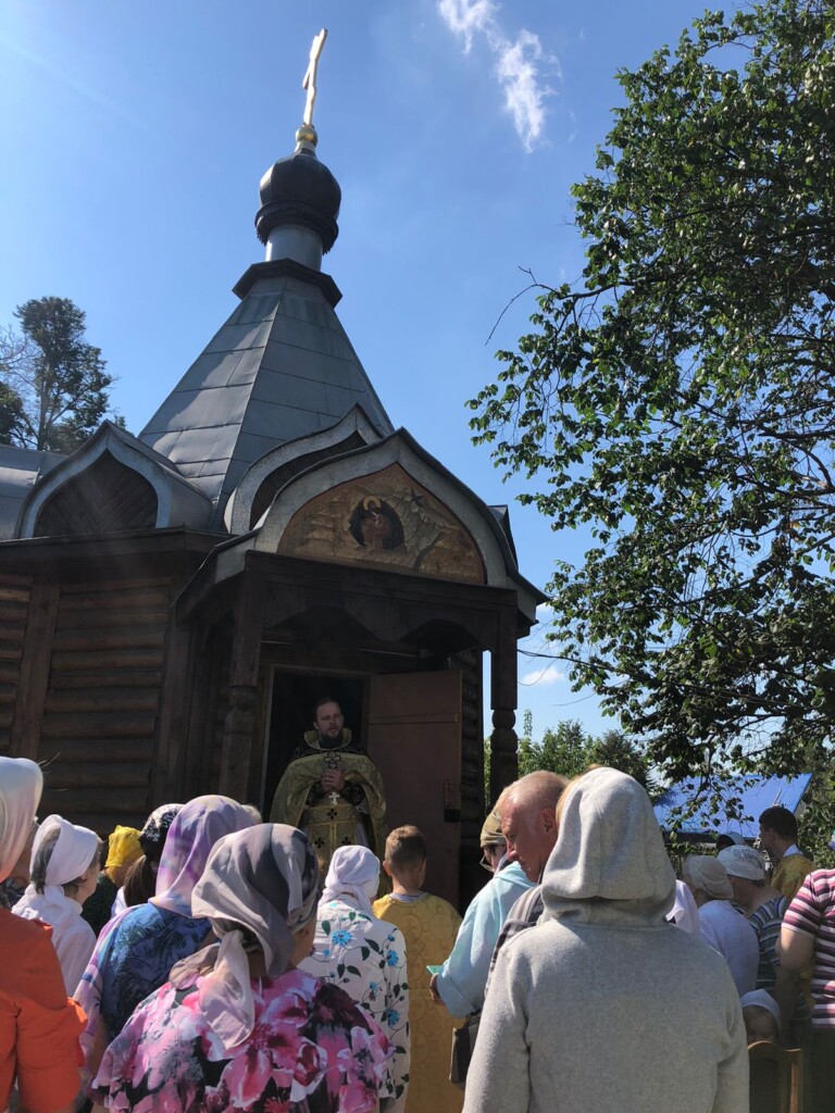 Престольный праздник в Ильинской часовне села Спас-Заулок