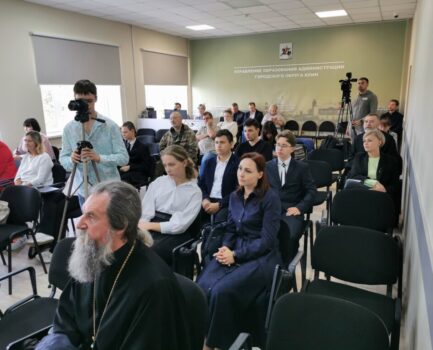 Заседание православных журналистов в Клину.