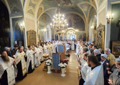 Отпевание протоиерея Бориса Балашова