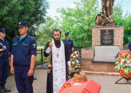 Перезахоронение павших воинов в ВОВ в Клину