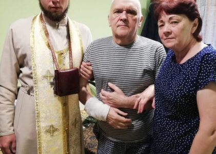 Посещение беженце с Донбаса