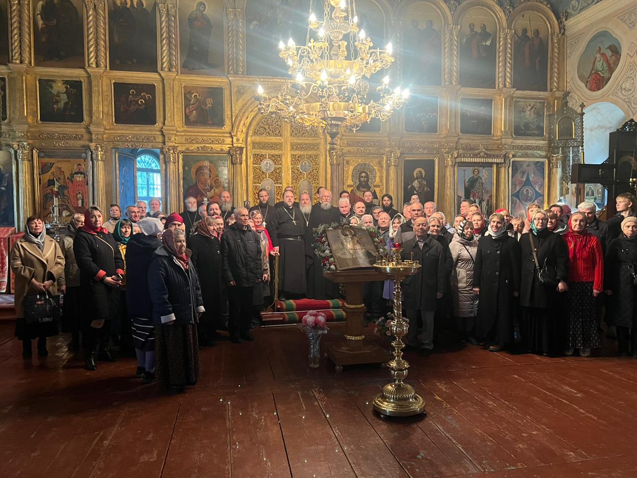 Соборное богослужение духовенства Клинского благочиния в селе Аксеново