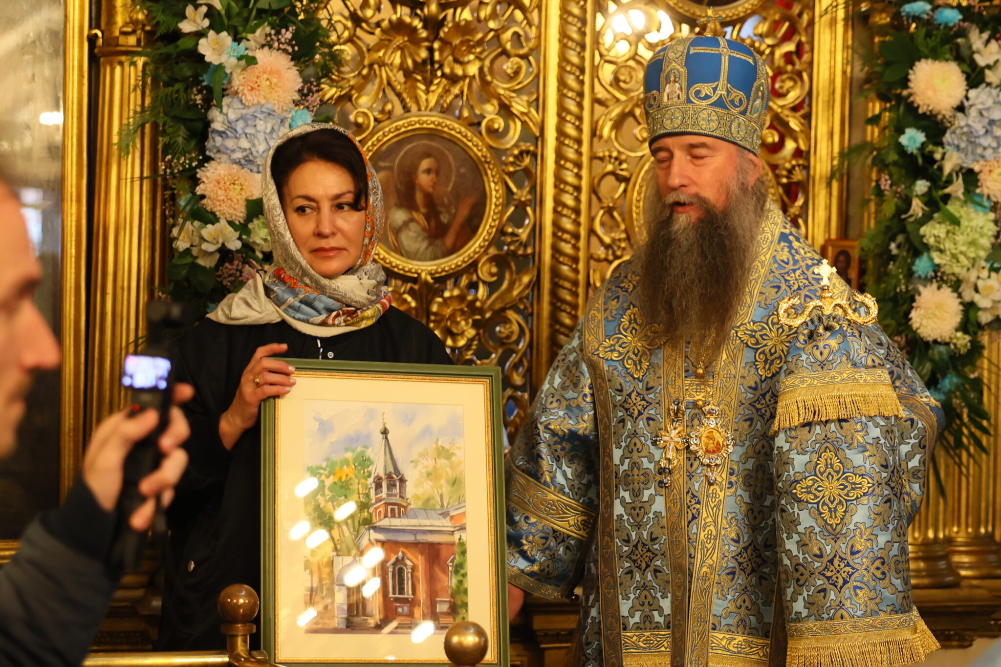 Архиерейское богослужение в Скорбященском храме города Клина