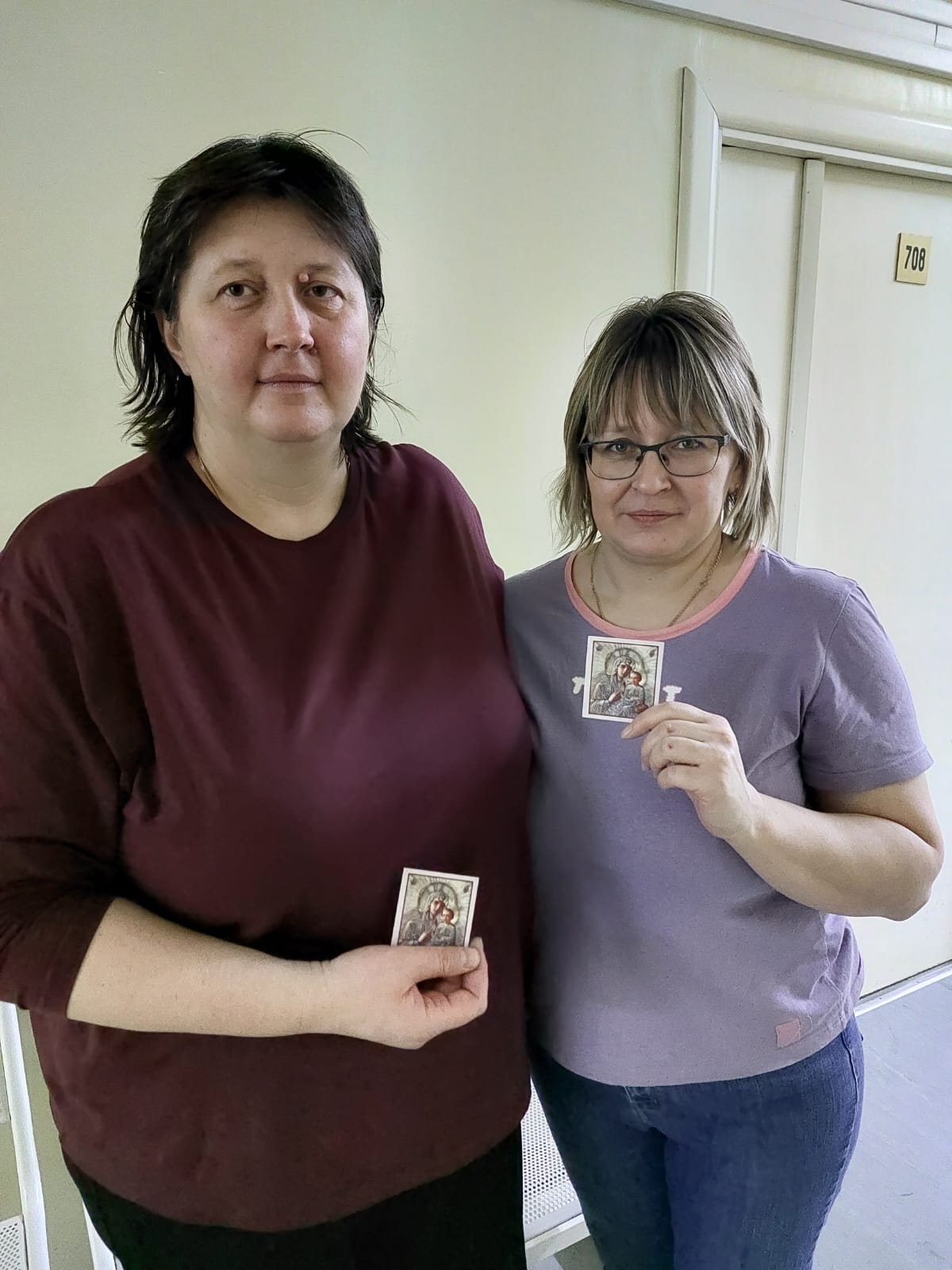 Посещение и исповедь больных в городской больнице города Клина