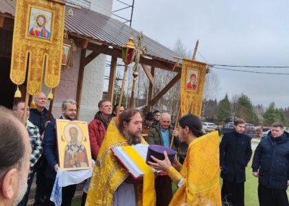 Престольный праздник в Никольском храме села Никольское