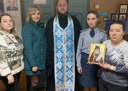 Поздравление е сотрудников УФСИН в Клину