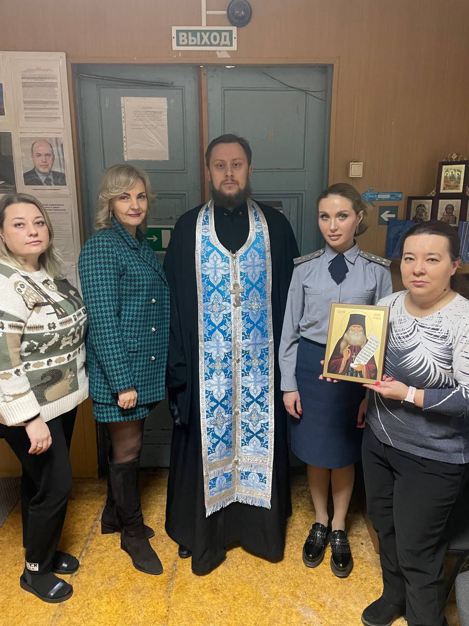 Поздравление е сотрудников УФСИН в Клину