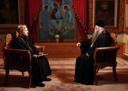 Интервью епископа Сергиево-Посадского и Дмитровского Кирилла председателю Епархиального отдела по издательской деятельности и взаимодействию со СМИ иерею Димитрию Полещуку.