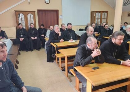 Братское собрание духовенства Клинского благочиния.