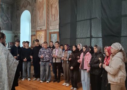 Молебен об успешной сдаче экзаменов